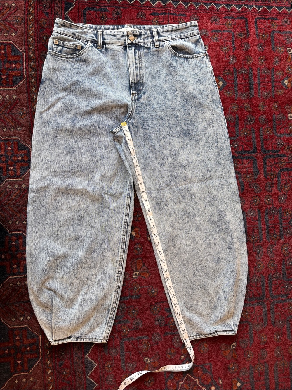 Tibi Brancusi Blue Acid Wash Jeans - Picture 4 of 6
